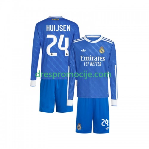 Real Madrid Huijsen 24 Dres Dječji Treći 2025/2026 Dugim Rukavima Real Madrid Huijsen 24 Dres Dječji Treći 2025/2026 Dugim Rukavima